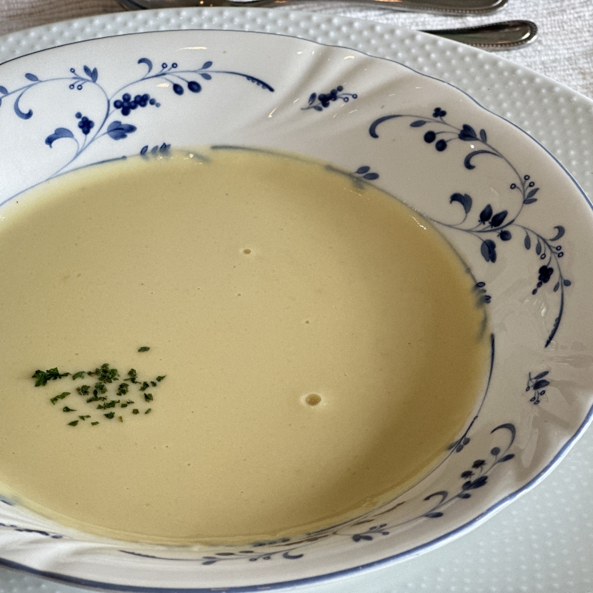 ホワイトコーンのスープ