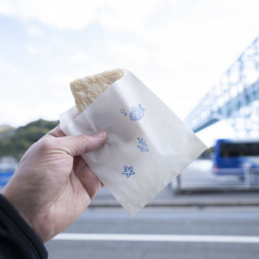 海を見ながらじゃこ天