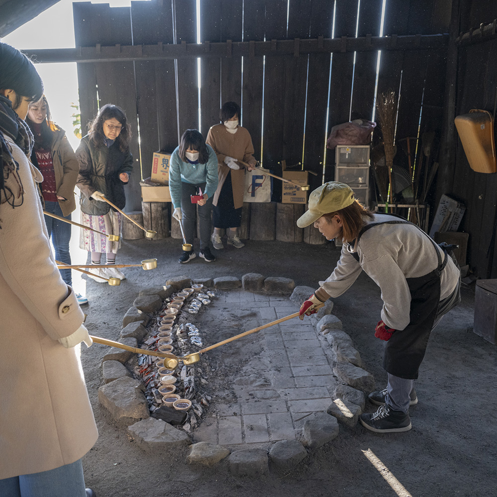 古代人と同じ方法を体験