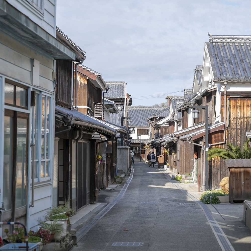 江戸時代を伝える常盤町通り