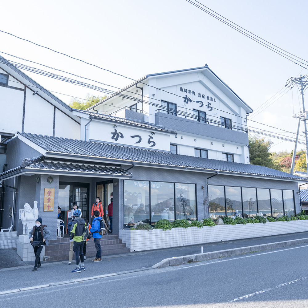 ここを目指すサイクリストも多い