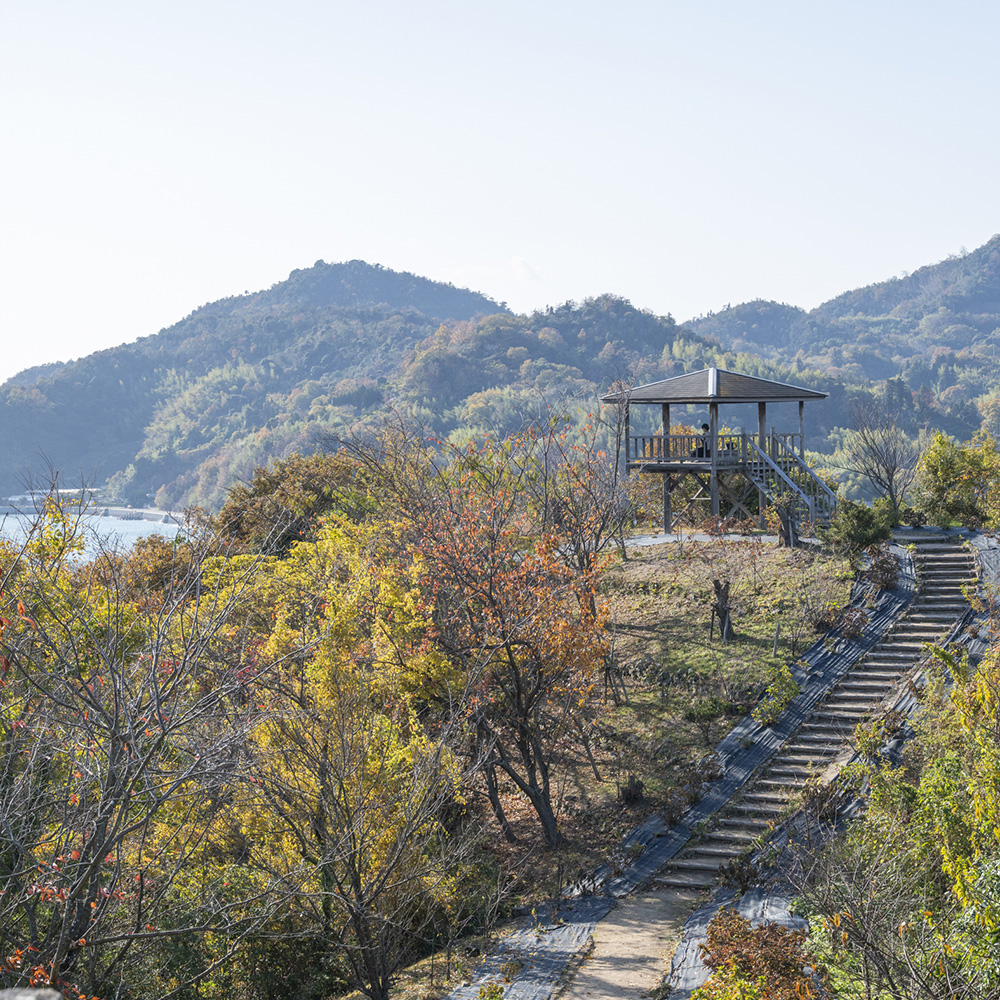 蒲刈大島が良く見える仏ヶ崎展望台