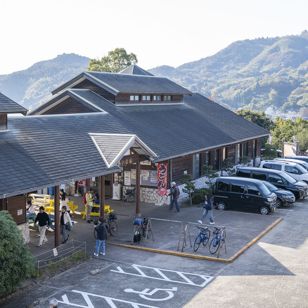 上蒲刈島に上陸するとすぐ